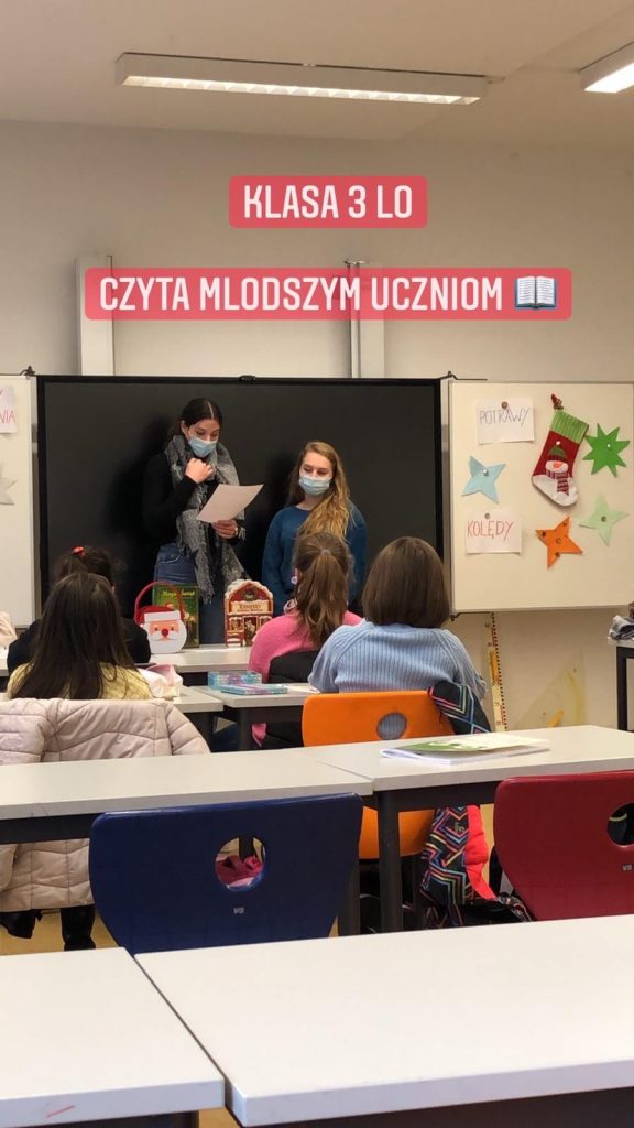 Świąteczny projekt klas 3 SP i 3 LO