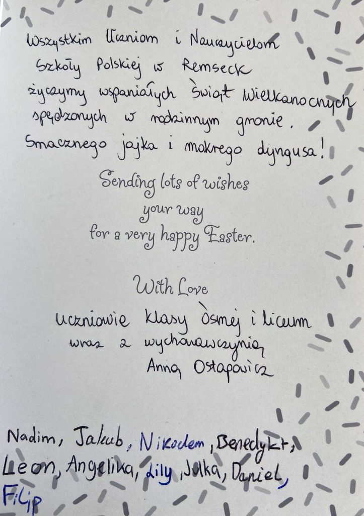 Życzenia świąteczne z Irlandii