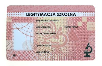 Legitymacje szkolne