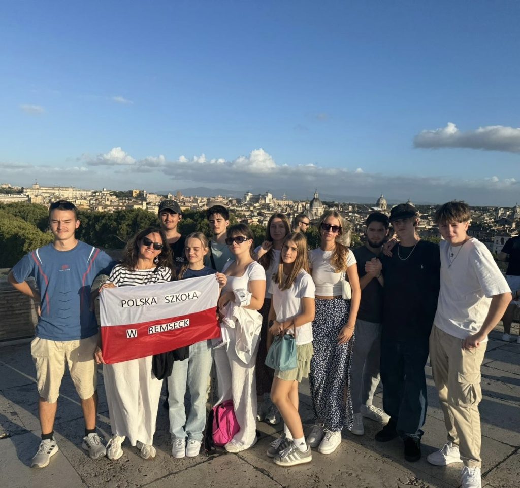 Wycieczka klasy łączonej I  II LO do Rzymu