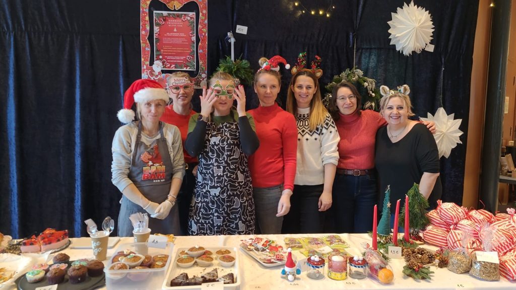 Kiermasz świąteczny klasy ósmej