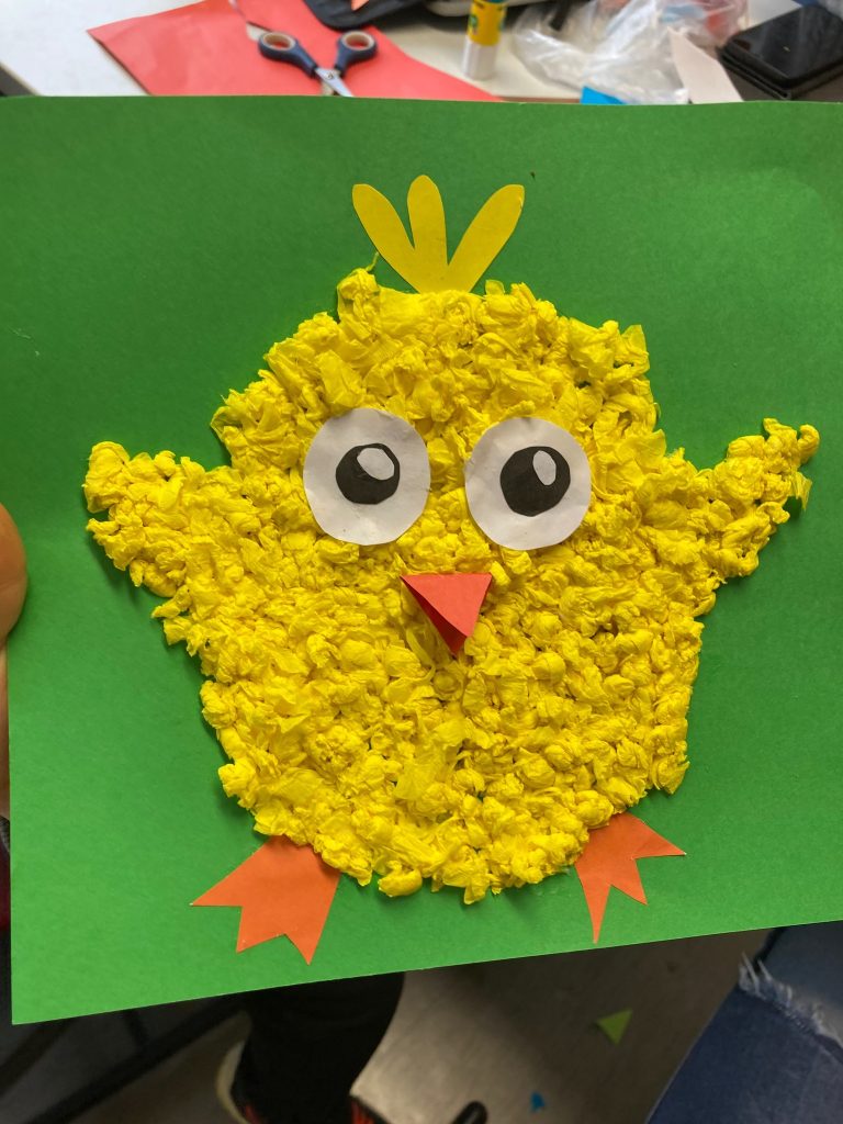 Wielkanocne ozdoby w klasie pierwszej