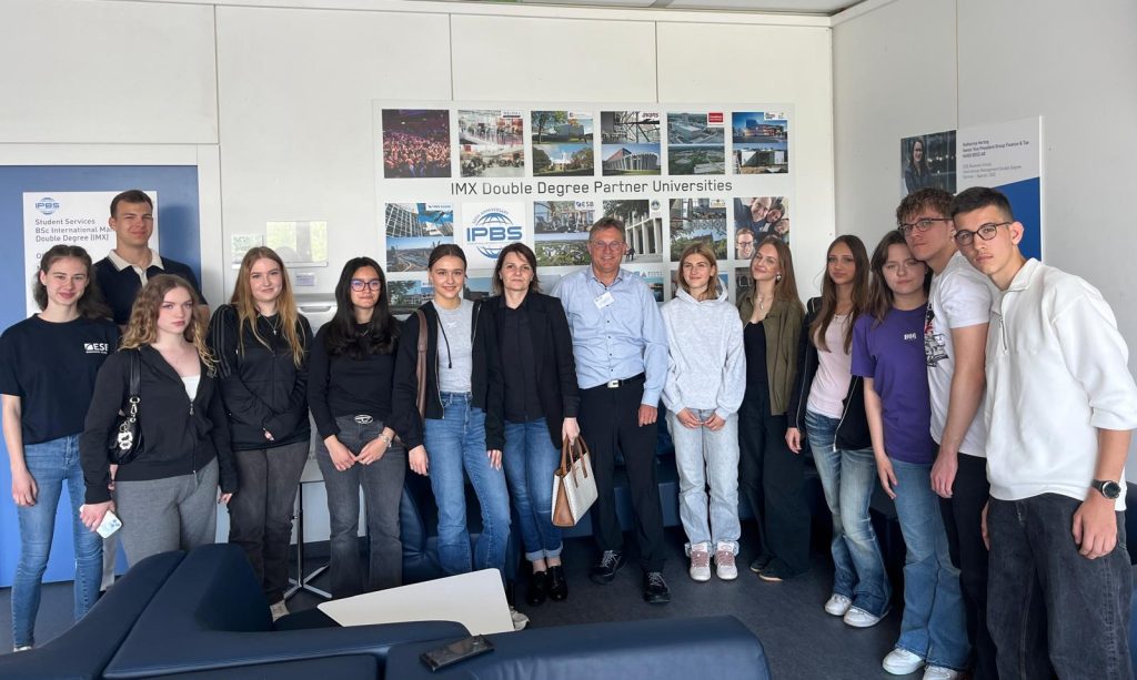 Wizyta licealistów u prof. Höfera w Reutlingen